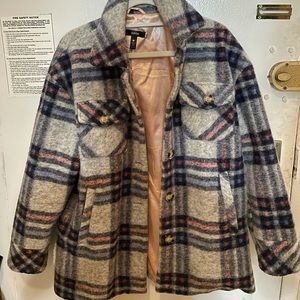 Plaid jacket! Perfect for fall!